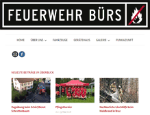 Tablet Screenshot of feuerwehr-buers.at